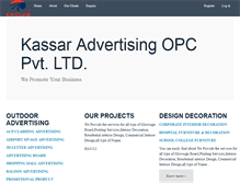 Tablet Screenshot of kassaradvertising.com